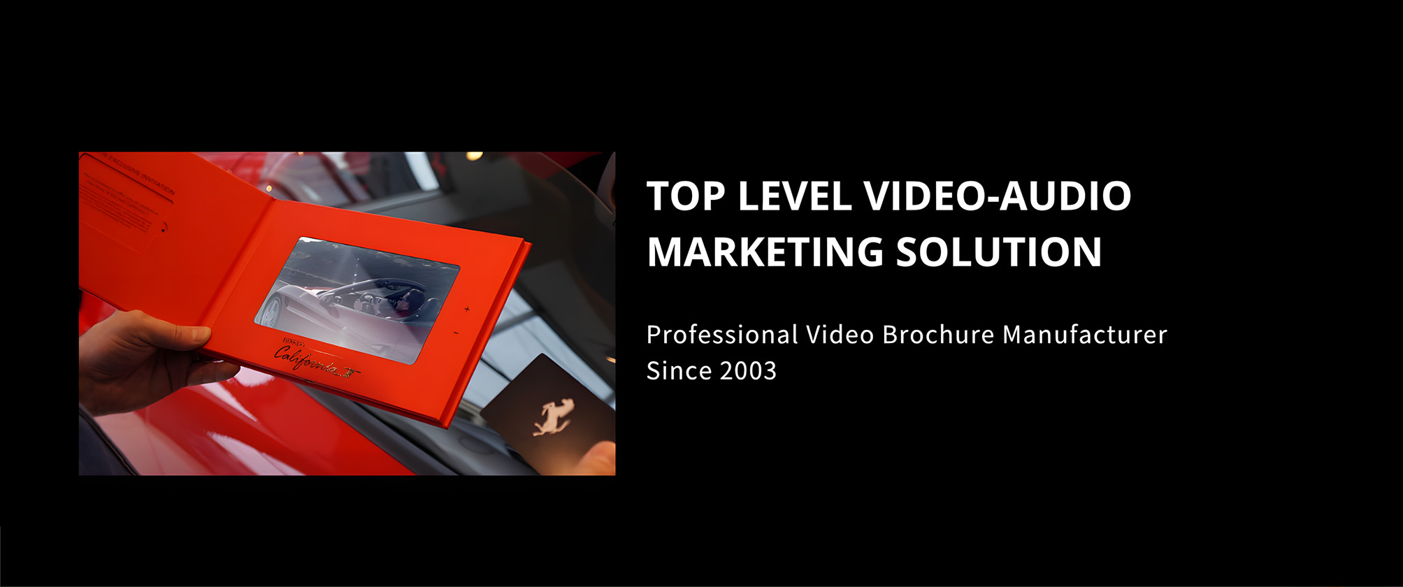 品質 LCDのビデオ名刺 工場