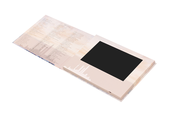 デジタルビデオ・ブローシャーカード フェスティバル LCD スクリーンカード カラーフル 256MB メモリ