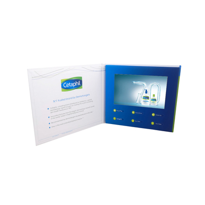 7inch USB LCD Video Brochure Cardライトによって作動させるFor Advertizing