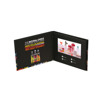 景色LCD Video Business Card For Advertizing Gift 128MB Memory A5のサイズODM