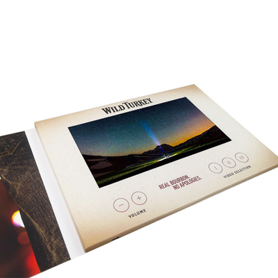 CraftペーパーLCD Video Brochure Card 10.1のインチ1024x600 Resolution