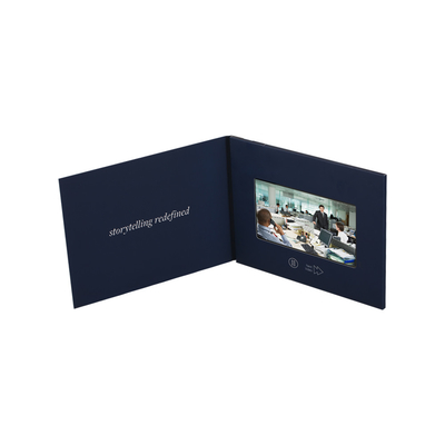 148×210mmのサイズを販売するために昇進ODM LCD Video Brochure Card