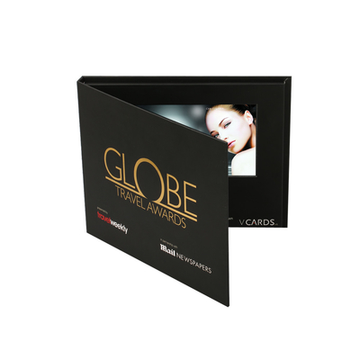 7inch HD LCD Video Brochure Card Full Color 256MB Memory Hardのペーパー材料