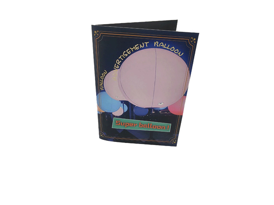 記録可能なSound Greeting Cards 21×14.8cm Size CMYK Printing