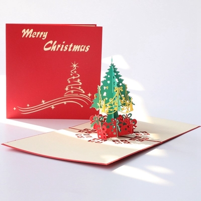 Printing 3D Pop Greeting Cards Christmas 15cm×15cm×10.7cm Sizeを相殺しなさい