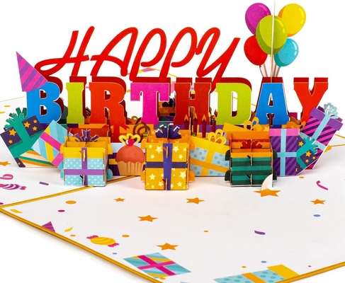 第18 Birthday InvitationのためのOEM 3D現れGreeting Card ODM