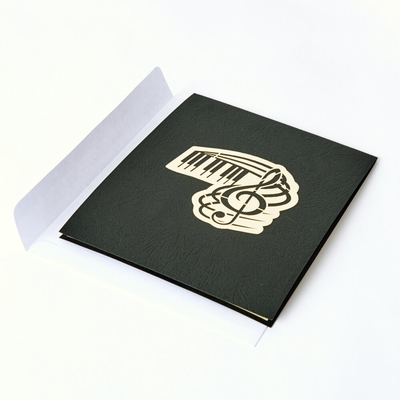 ハンドメイド3D現れCard A5 Size CMYK Color